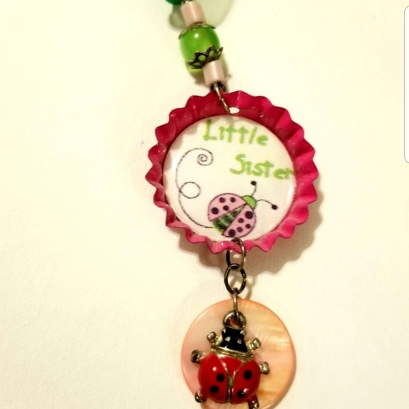 Little sister ladybug necklace